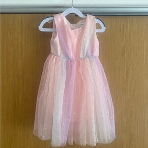 Popatu Pink Dress with Silver Details